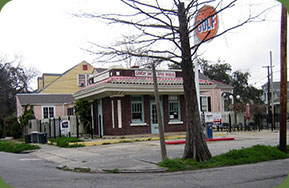 old gas station